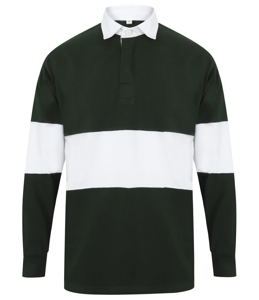 Tangerine Dream UK Panelled Rugby Shirt Traditional white Woven Collar and Inner Placket 3 Colours S - 2XL TDFR007