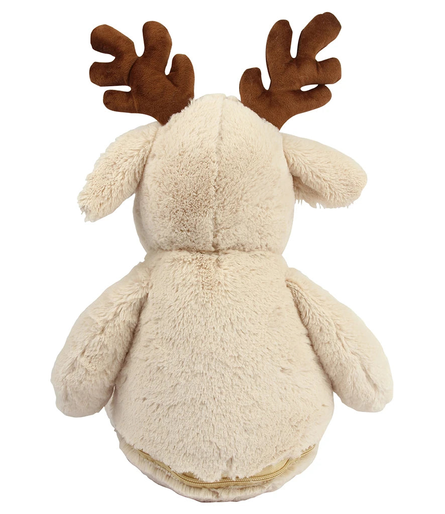 Mumbles Zippie Reindeer Soft Plush Red Nose and Contrast Antlers 42cm MM560
