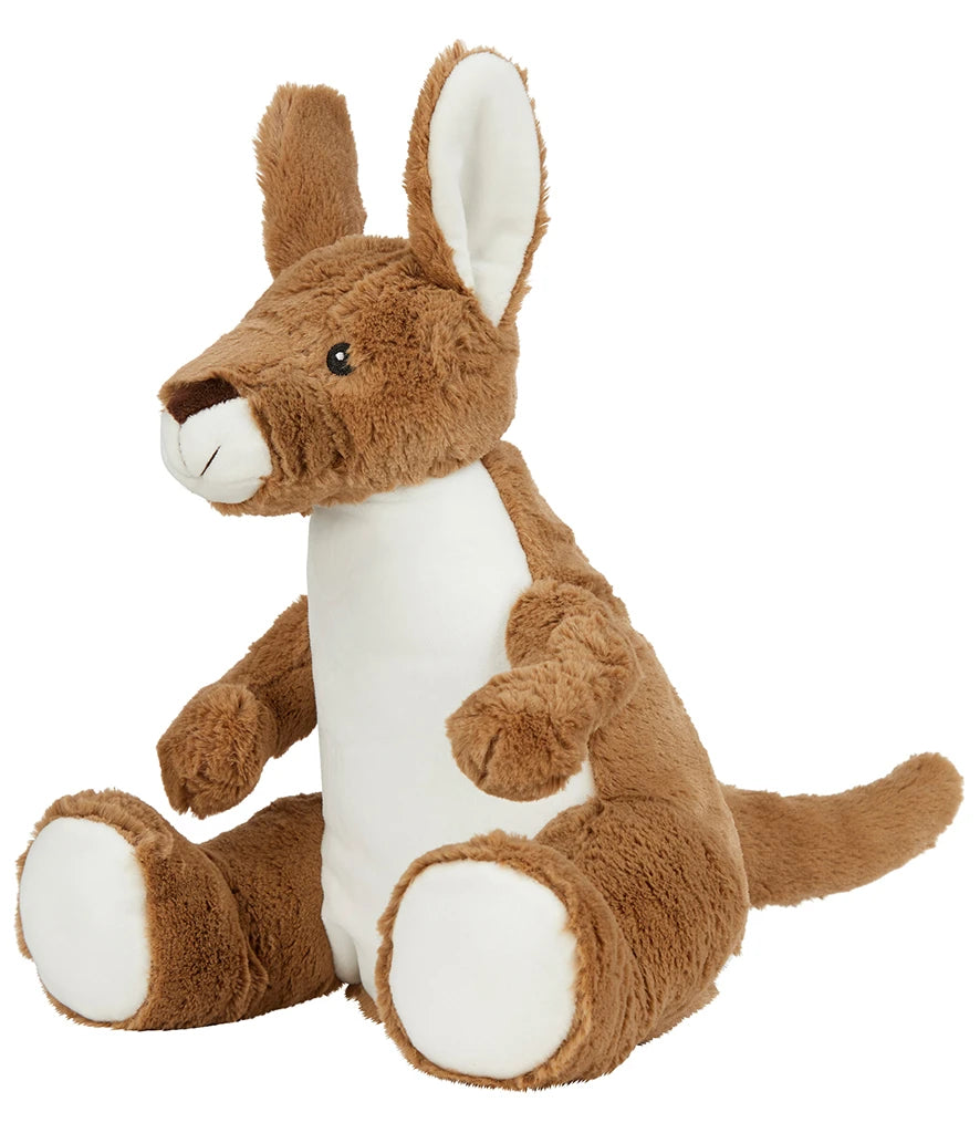 Mumbles Zippie Kangaroo Light Brown Sewn Eyes Contrast Nose MM575