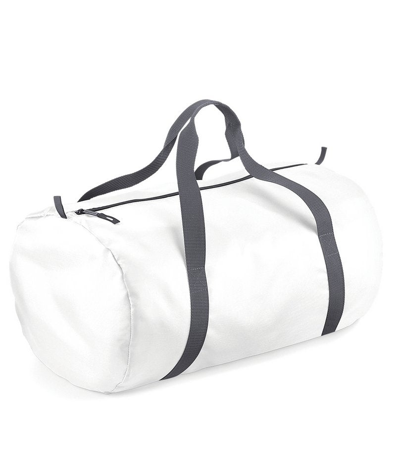 Bagbase Packaway Barrel Bag Zippered main Compartment 2 Colours and Quantity BG150