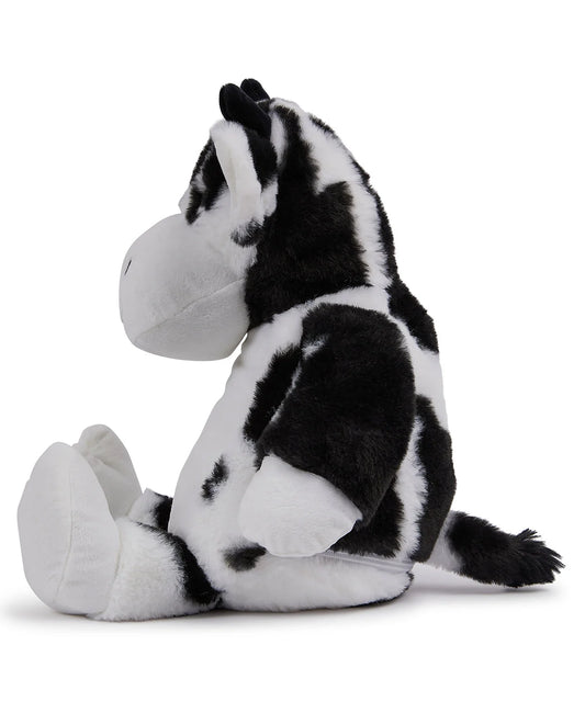 Mumbles Very Cute Zippie Black & White Plush Cow 40cm MM578