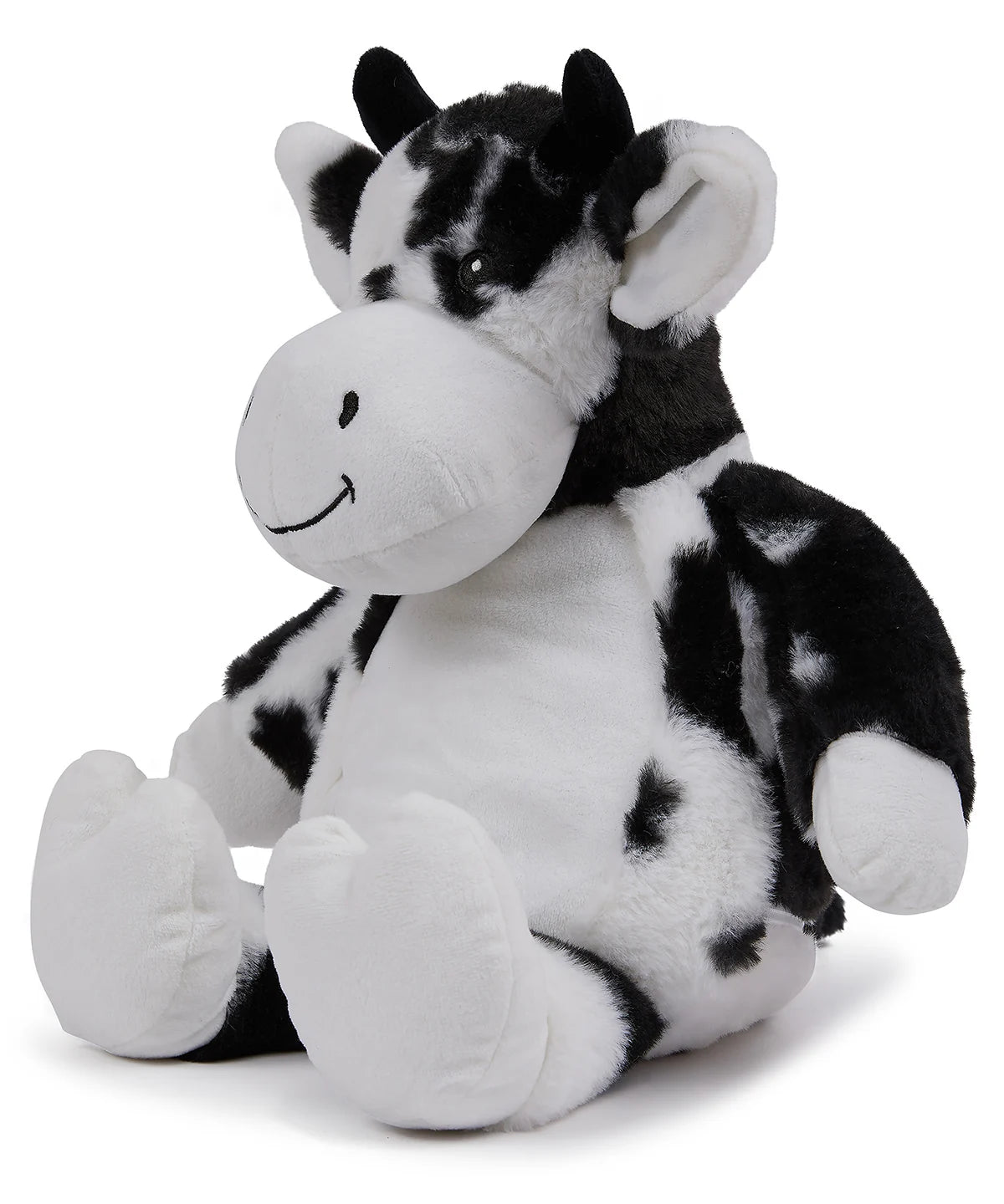 Mumbles Very Cute Zippie Black & White Plush Cow 40cm MM578