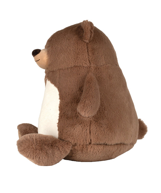 Mumbles Zippie Brown Bear Soft Plush 34cm Soft Plush Fur and Cute Sewn Features MM581