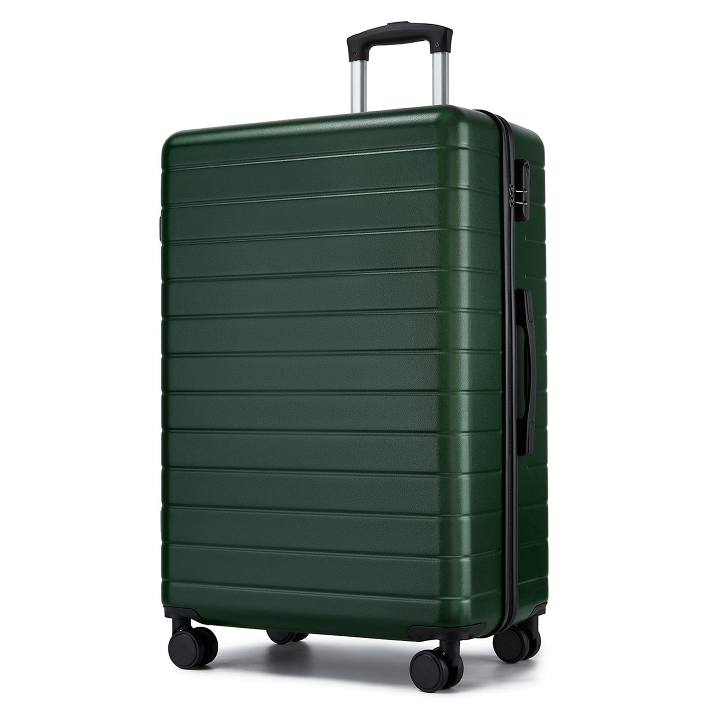 28 Inch Large Checked Luggage, Premium ABS Hard Shell Suitcase with 360 Silent Wheels & Secure Combination Lock KSN2691
