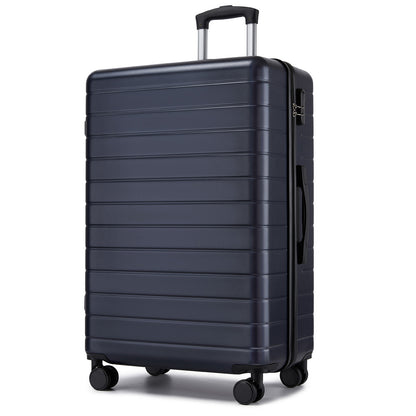 28 Inch Large Checked Luggage, Premium ABS Hard Shell Suitcase with 360 Silent Wheels & Secure Combination Lock KSN2691