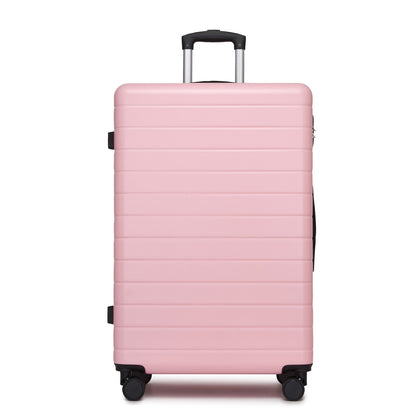 28 Inch Large Checked Luggage, Premium ABS Hard Shell Suitcase with 360 Silent Wheels & Secure Combination Lock KSN2691