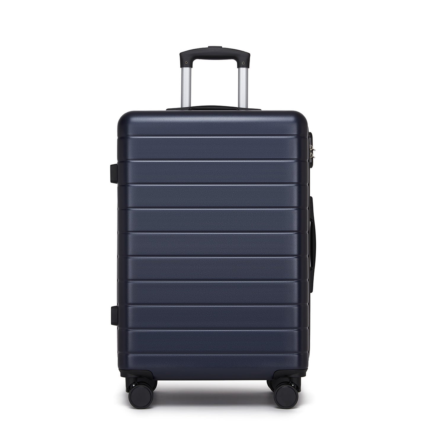 24 Inch Checked Luggage, Durable ABS Hard Shell Suitcase with 360 Silent Spinner Wheels & Secure Combination Lock KSN2691