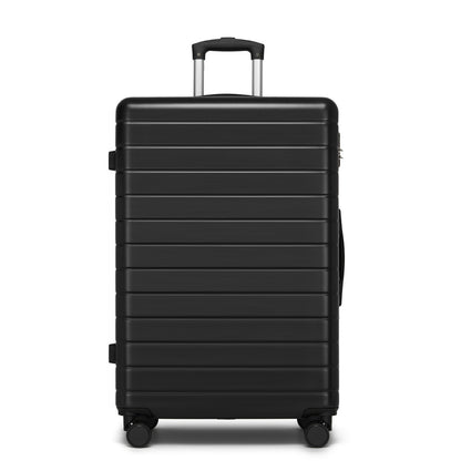 28 Inch Large Checked Luggage, Premium ABS Hard Shell Suitcase with 360 Silent Wheels & Secure Combination Lock KSN2691