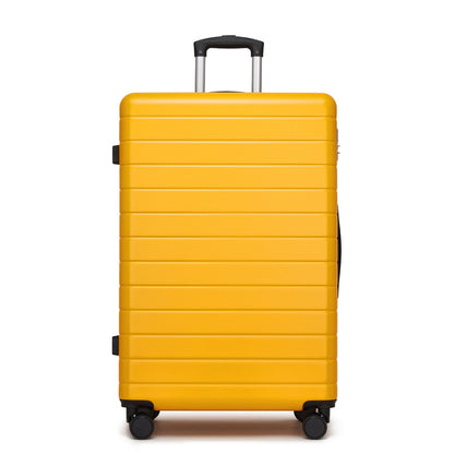 28 Inch Large Checked Luggage, Premium ABS Hard Shell Suitcase with 360 Silent Wheels & Secure Combination Lock KSN2691