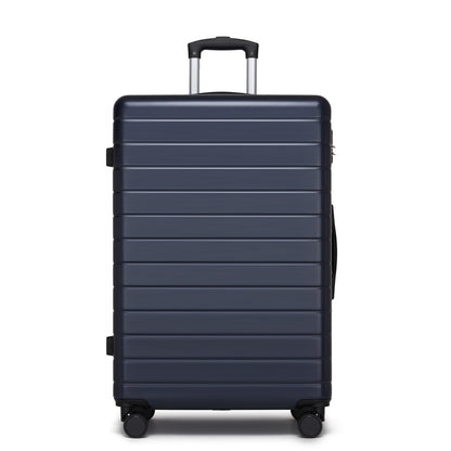 28 Inch Large Checked Luggage, Premium ABS Hard Shell Suitcase with 360 Silent Wheels & Secure Combination Lock KSN2691