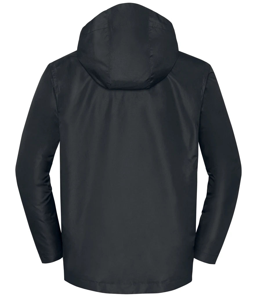 Russell Athletic Essential Weather Shell Jacket Waterproof Two side pockets 3 Colours S-3XL 416M (BA)
