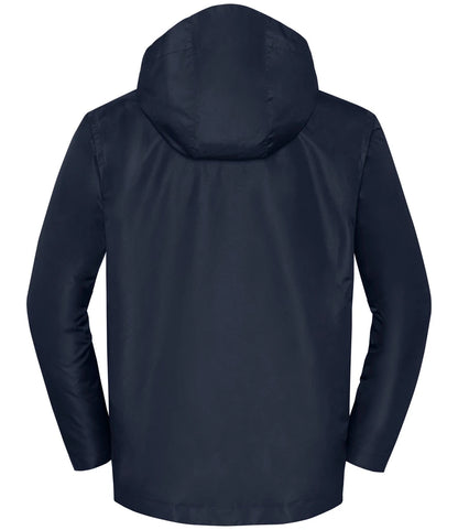 Russell Athletic Essential Weather Shell Jacket Waterproof Two side pockets 3 Colours S-3XL 416M (BA)