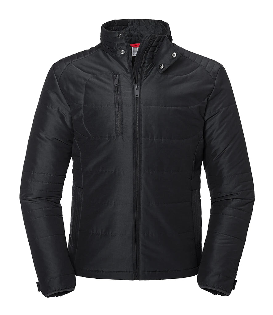 Russell Athletic Cross Padded Jacket thermal insulating jacket With Multiple Pockets