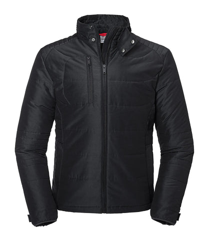 Russell Athletic Cross Padded Jacket thermal insulating jacket With Multiple Pockets
