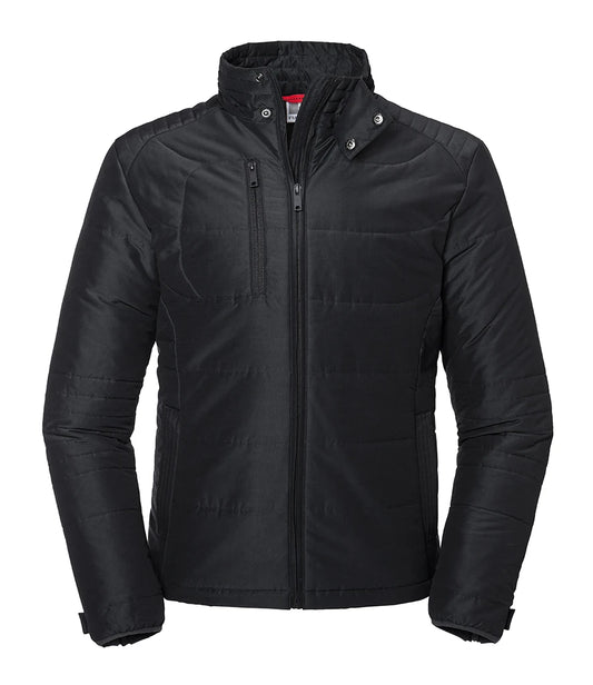 Russell Athletic Cross Padded Jacket thermal insulating jacket With Multiple Pockets