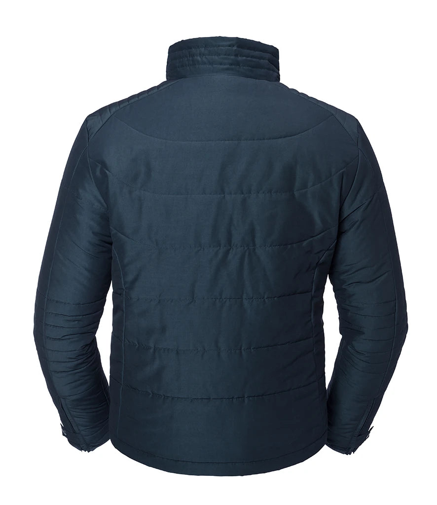 Russell Athletic Cross Padded Jacket thermal insulating jacket With Multiple Pockets