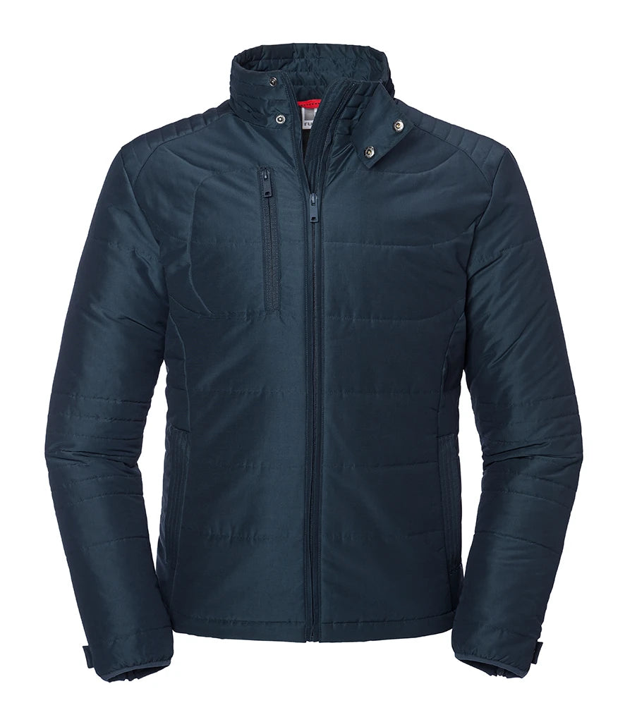 Russell Athletic Cross Padded Jacket thermal insulating jacket With Multiple Pockets