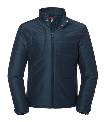 Russell Athletic Cross Padded Jacket thermal insulating jacket With Multiple Pockets