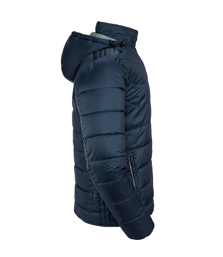 Russell Athletic Hooded Nano Padded Jacket Eco-Efficient Padding by Dupont™ Sorona 4 Colours S-4XL