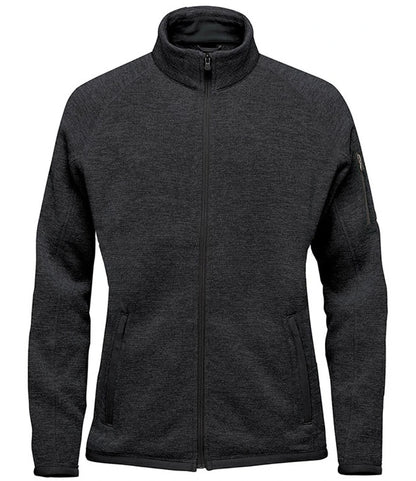 Stormtech Ladies Avalante Full Zip Knitted Fleece Jacket Sweater knit Fleece with Brushed Inner 3 Colours S-3XL FHZ1W (P)