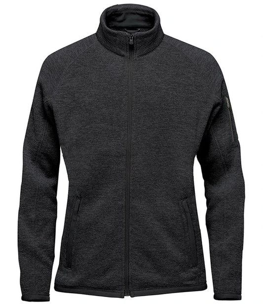 Stormtech Ladies Avalante Full Zip Knitted Fleece Jacket Sweater knit Fleece with Brushed Inner 3 Colours S-3XL FHZ1W (P)