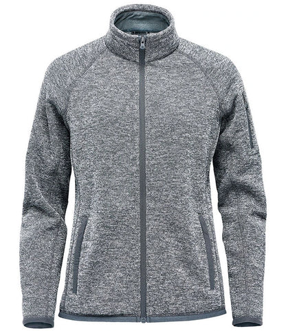 Stormtech Ladies Avalante Full Zip Knitted Fleece Jacket Sweater knit Fleece with Brushed Inner 3 Colours S-3XL FHZ1W (P)