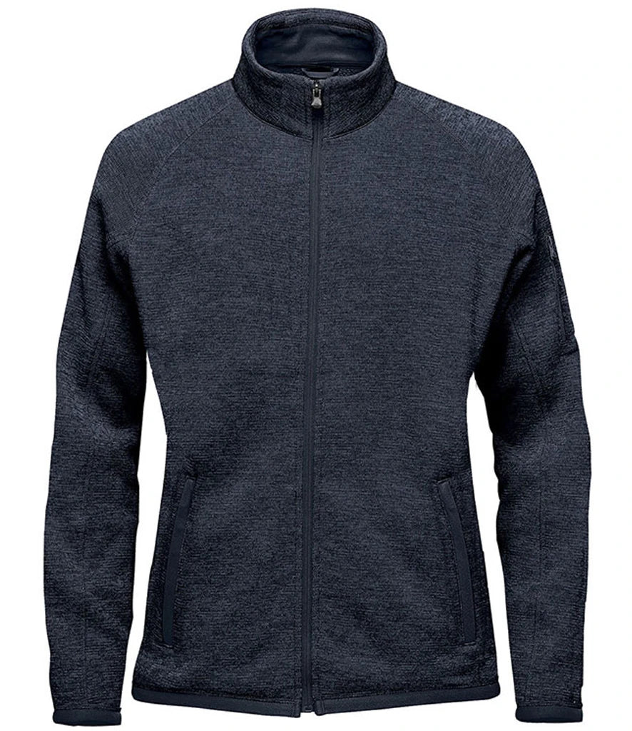 Stormtech Ladies Avalante Full Zip Knitted Fleece Jacket Sweater knit Fleece with Brushed Inner 3 Colours S-3XL FHZ1W (P)