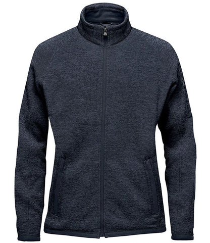 Stormtech Ladies Avalante Full Zip Knitted Fleece Jacket Sweater knit Fleece with Brushed Inner 3 Colours S-3XL FHZ1W (P)