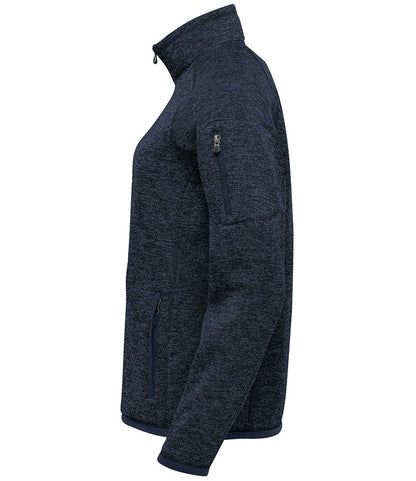 Stormtech Ladies Avalante Full Zip Knitted Fleece Jacket Sweater knit Fleece with Brushed Inner 3 Colours S-3XL FHZ1W (P)