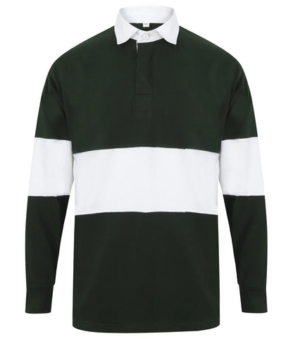 Tangerine Dream UK Panelled Rugby Shirt Traditional white Woven Collar and Inner Placket 3 Colours S - 2XL TDFR007