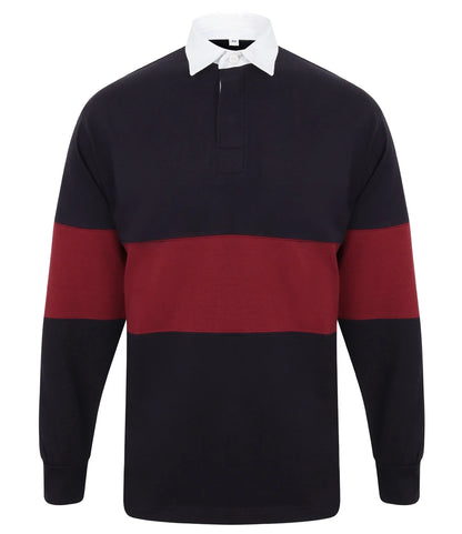 Tangerine Dream UK Panelled Rugby Shirt Traditional white Woven Collar and Inner Placket 3 Colours S - 2XL TDFR007