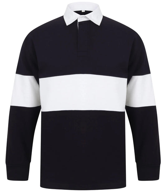 Tangerine Dream UK Panelled Rugby Shirt Traditional white Woven Collar and Inner Placket 3 Colours S - 2XL TDFR007