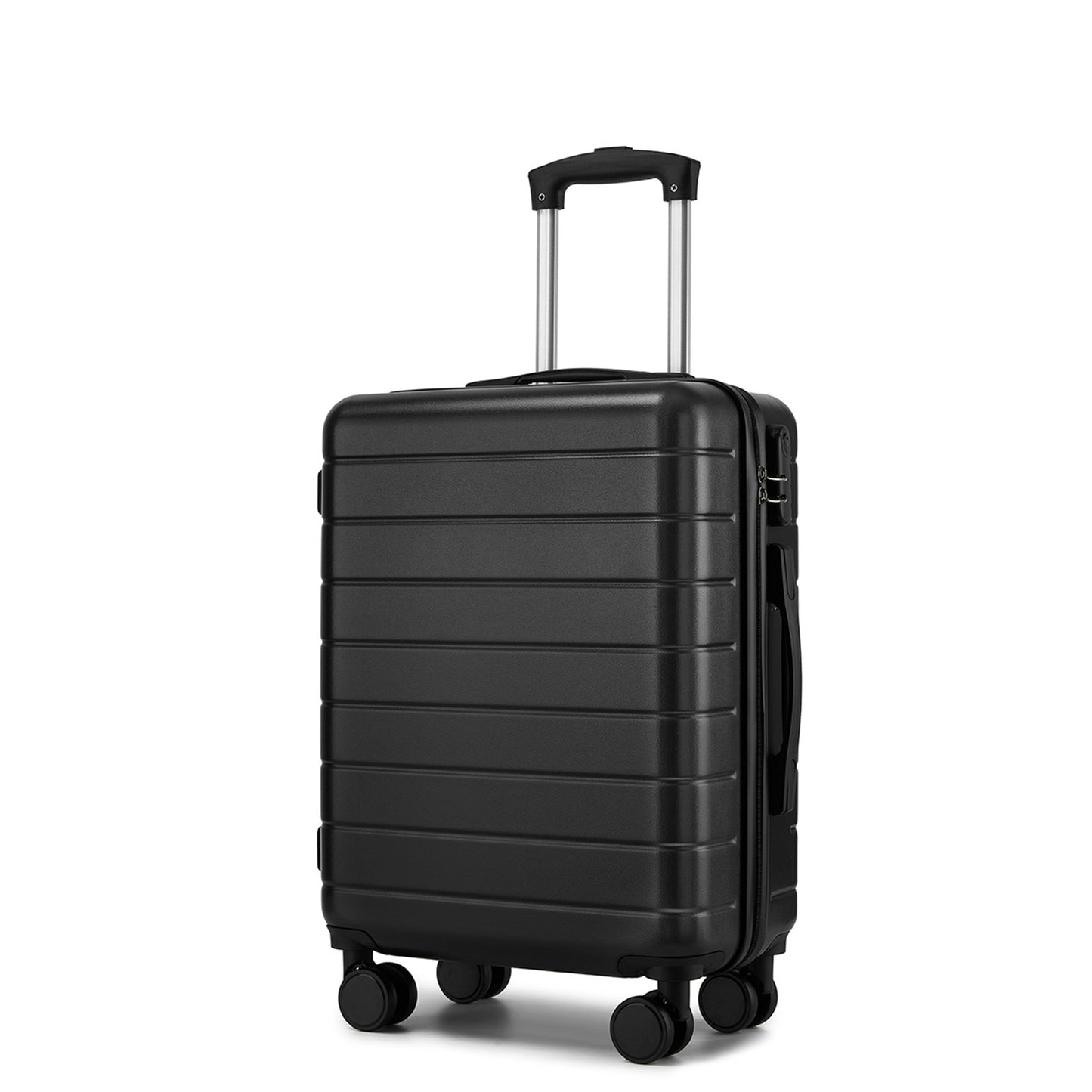 20 Inch Carry-On Luggage, Lightweight ABS Hard Shell Suitcase with 360 Silent Wheels, Combination Lock & Organised Interior KSN2691
