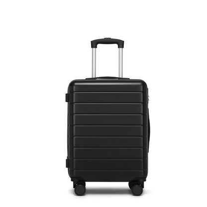 20 Inch Carry-On Luggage, Lightweight ABS Hard Shell Suitcase with 360 Silent Wheels, Combination Lock & Organised Interior KSN2691