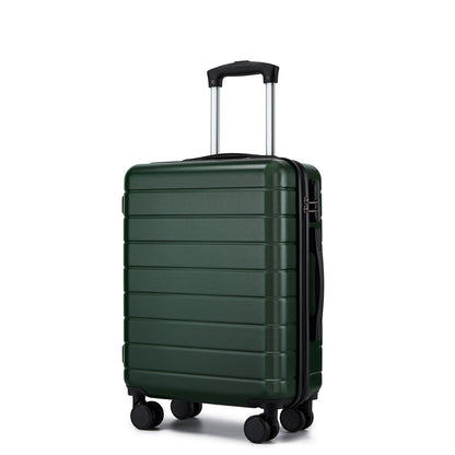 20 Inch Carry-On Luggage, Lightweight ABS Hard Shell Suitcase with 360 Silent Wheels, Combination Lock & Organised Interior KSN2691