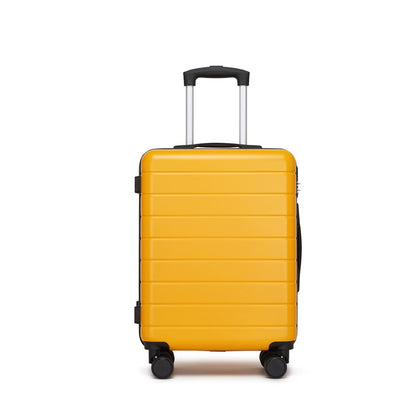 20 Inch Carry-On Luggage, Lightweight ABS Hard Shell Suitcase with 360 Silent Wheels, Combination Lock & Organised Interior KSN2691