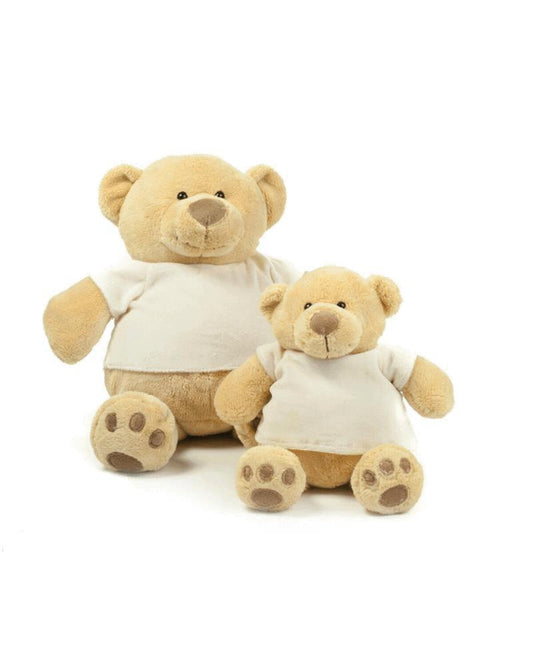 Mumbles Soft Toys Light Brown Honey Bear With a Velour T-shirt MM021