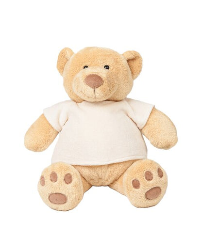 Mumbles Soft Toys Light Brown Honey Bear With a Velour T-shirt MM021