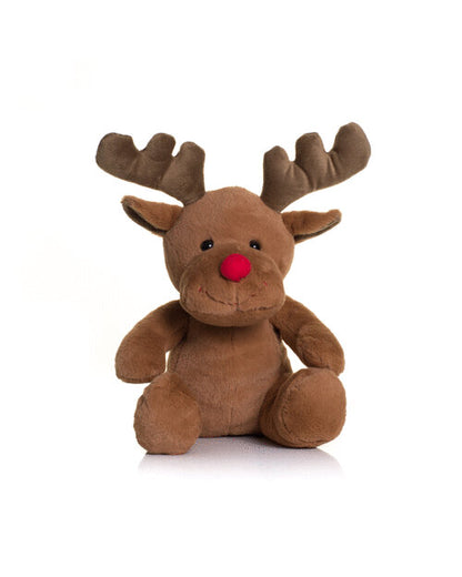 Mumbles Brown Reindeer With Red Nose Contrast Antlers MM033 (P)