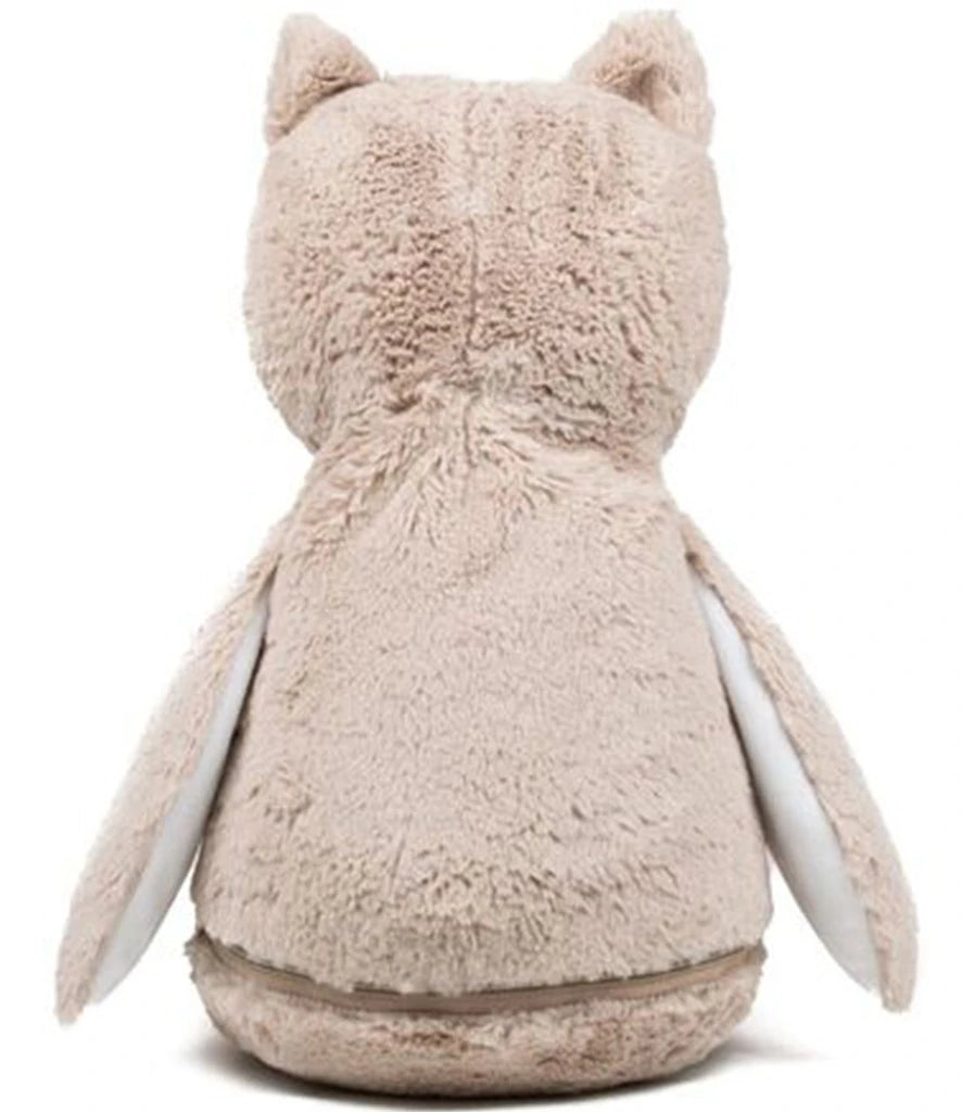Mumbles Zippie Owl Light Brown Plush MM054