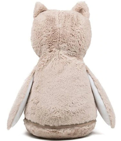 Mumbles Zippie Owl Light Brown Plush MM054
