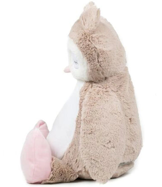 Mumbles Zippie Owl Light Brown Plush MM054
