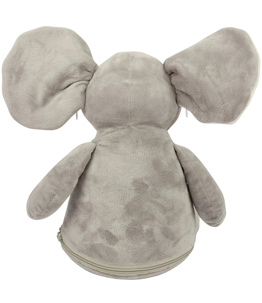 Mumbles Zippie Elephant Plush Soft Plush Grey Elephant Sewn Eyes 46CM MM558