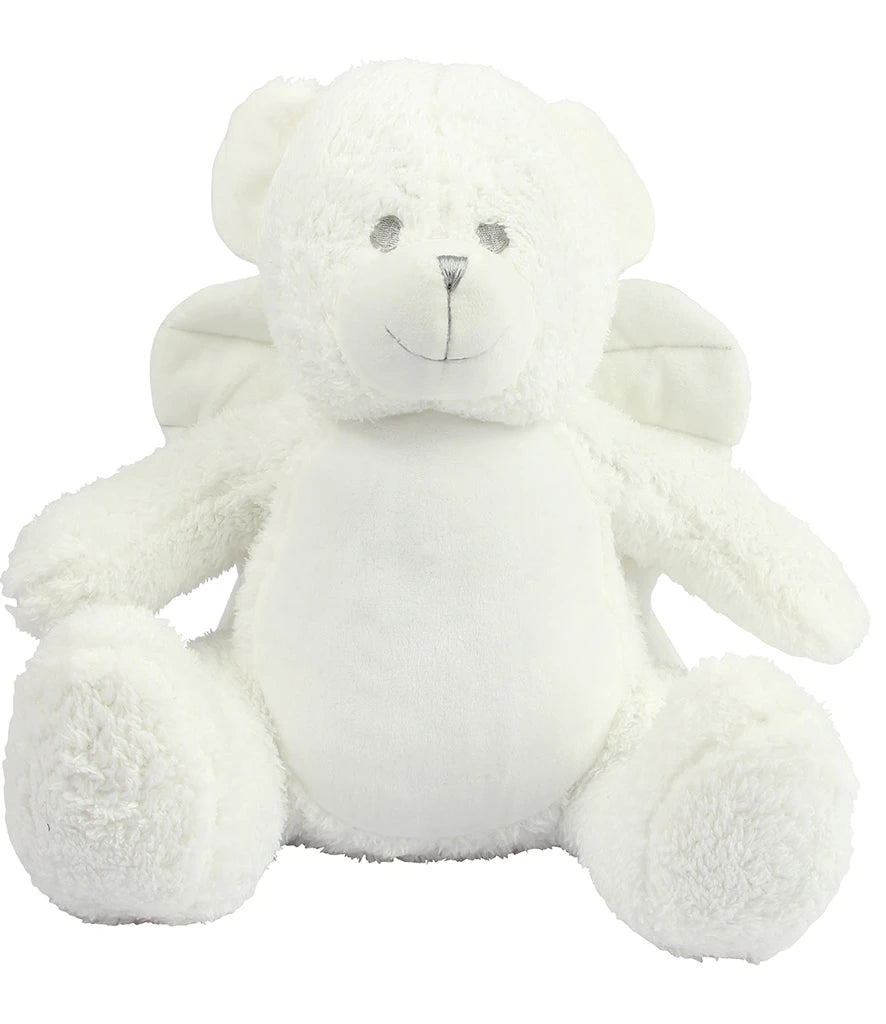 Mumbles Super Cute Zippie Angel Soft Plush Contrast Eyes and Nose Fabric Wings 42cm MM561