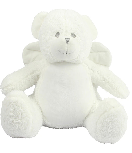 Mumbles Super Cute Zippie Angel Soft Plush Contrast Eyes and Nose Fabric Wings 42cm MM561
