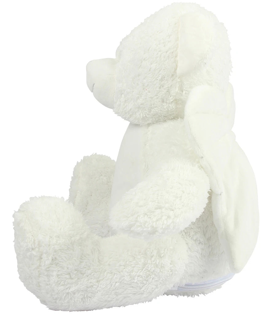 Mumbles Super Cute Zippie Angel Soft Plush Contrast Eyes and Nose Fabric Wings 42cm MM561