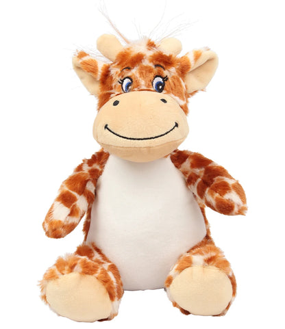 Mumbles Zippie Giraffe Soft Plush Sewn Eyes and Mouth 38cm MM564