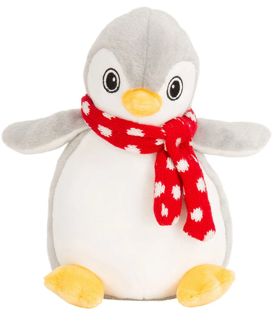 Mumbles Zippie Penguin Soft Plush Contrast Beak and Feet Sewn Eyes 32cm MM566