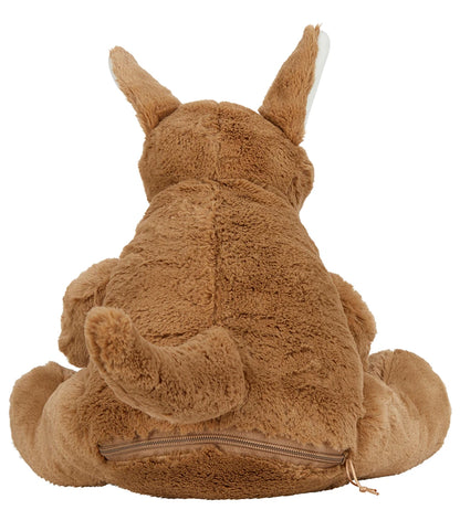 Mumbles Zippie Kangaroo Light Brown Sewn Eyes Contrast Nose MM575
