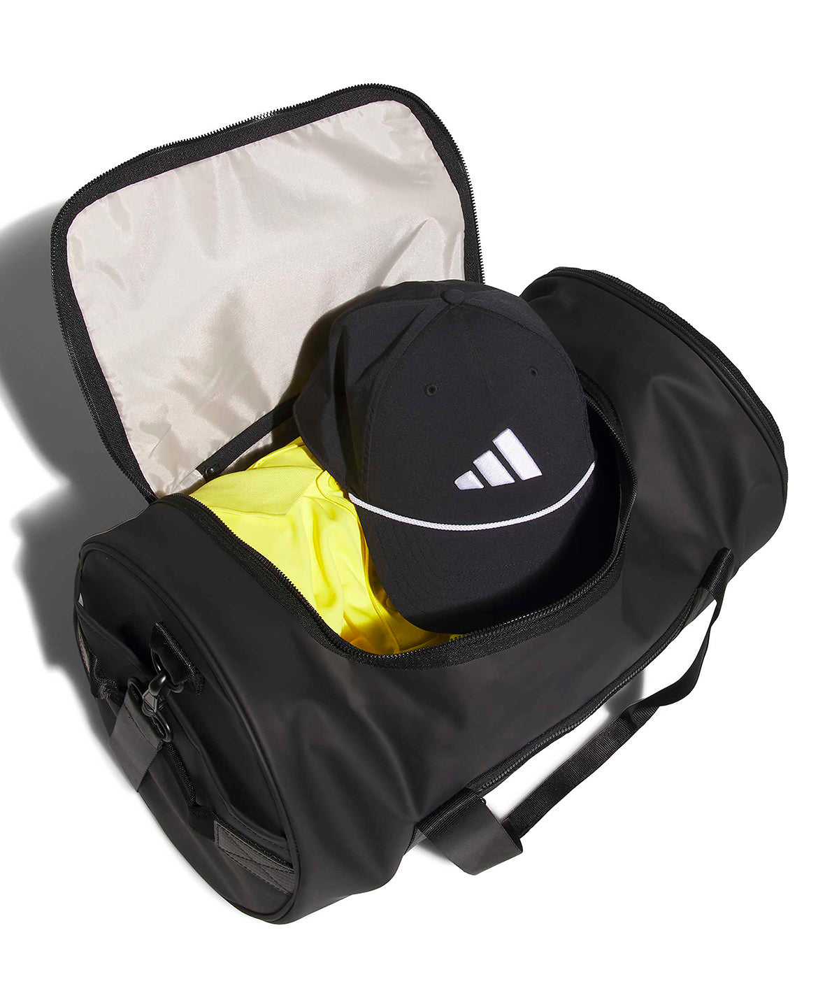 Adidas 1st Tee Duffle (26L) with multiple pockets for storage zip opening AD202